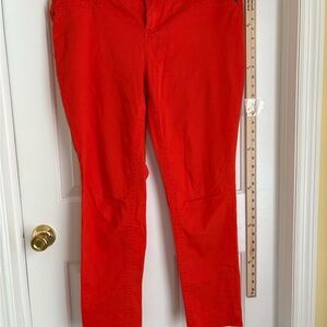 Vibrant Orange Jeans